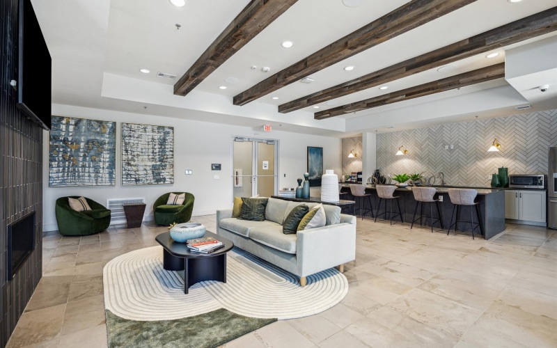 spacious common areas